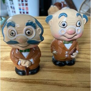 Vintage professor salt and pepper shakers